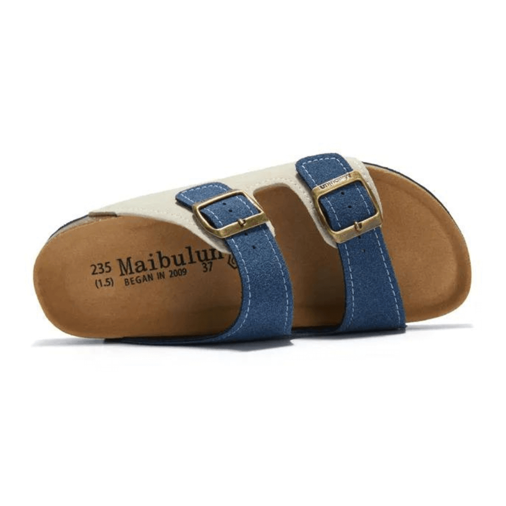 Amalfi - Cream & Blue