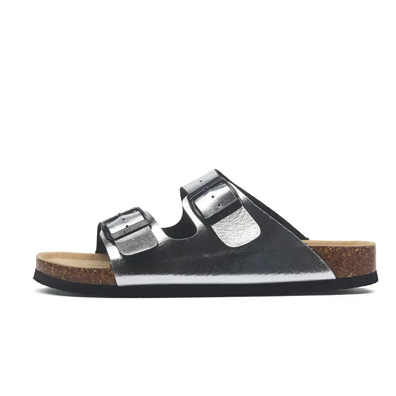 Amalfi Leather - Silver