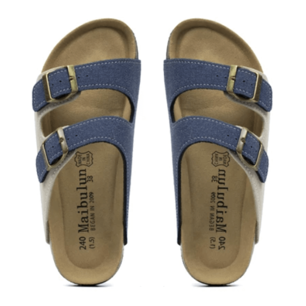 Amalfi - Cream & Blue